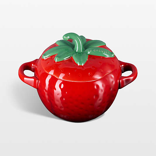 Le Creuset Strawberry-Shaped Mini Cocotte