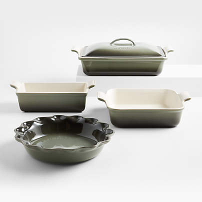 Le Creuset® Heritage Thyme 5-Piece Stoneware Bakeware Set