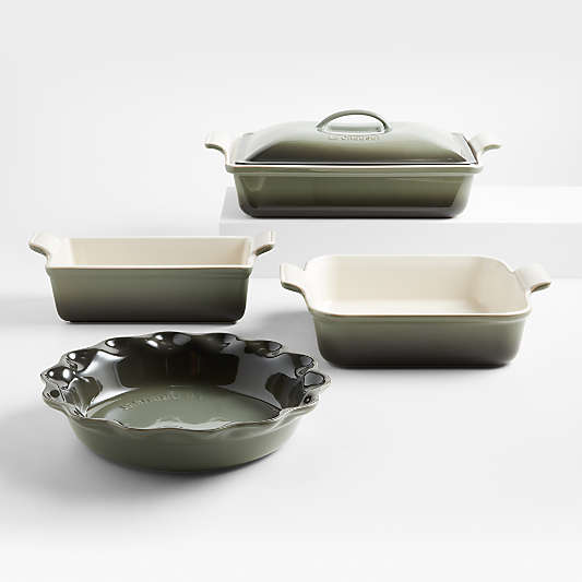 Le Creuset® Heritage Thyme 5-Piece Stoneware Bakeware Set