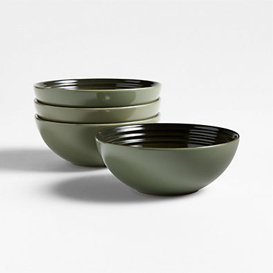 View Le Creuset ® Thyme Stoneware Cereal Bowls, Set of 4 details