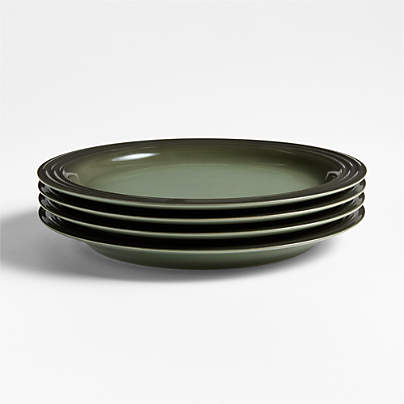 Le Creuset ® Thyme Stoneware Dinner Plates, Set of 4