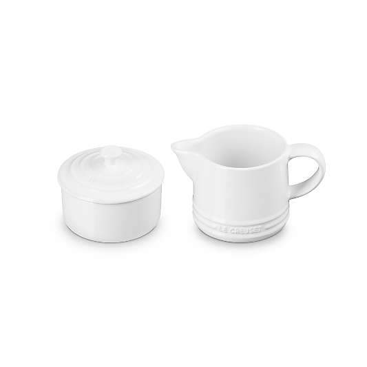 Le Creuset ® White Cream and Sugar Bowl Set