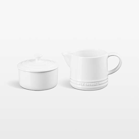 Le Creuset ® White Cream and Sugar Bowl Set