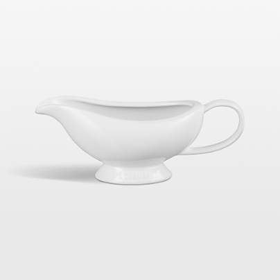 Le Creuset ® White Stoneware Gravy Boat