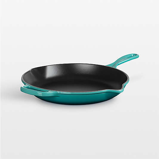 Le Creuset ® Signature 11.75"/30 cm Bleu Riviera Enameled Cast Iron Skillet