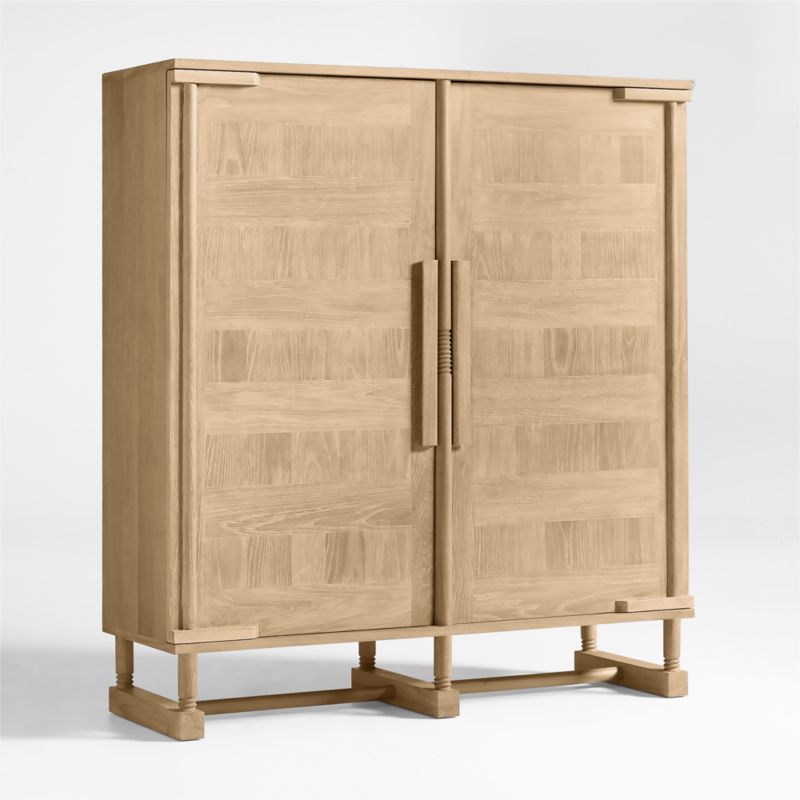 Le Panneau Oak Wood Storage Cabinet by Athena Calderone - image 6 of 14