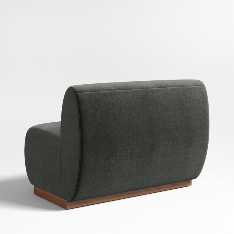 Leandro Noir Grey Dining Banquette Bench - image 6 of 8