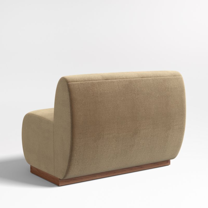 Leandro Ochre Brown Dining Banquette Bench - image 6 of 8