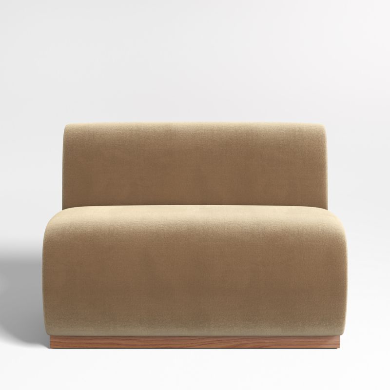 Leandro Ochre Brown Dining Banquette Bench - image 4 of 8