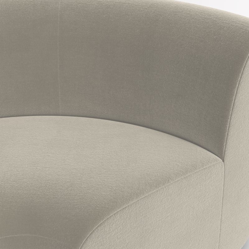 Leandro Tan Brown Rounded Corner Dining Banquette Chair - image 6 of 7