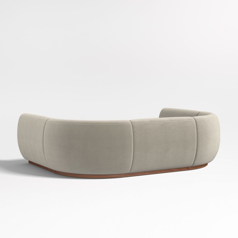 Leandro Tan Brown U-Shaped Dining Banquette with Rounded Corners - image 5 of 7