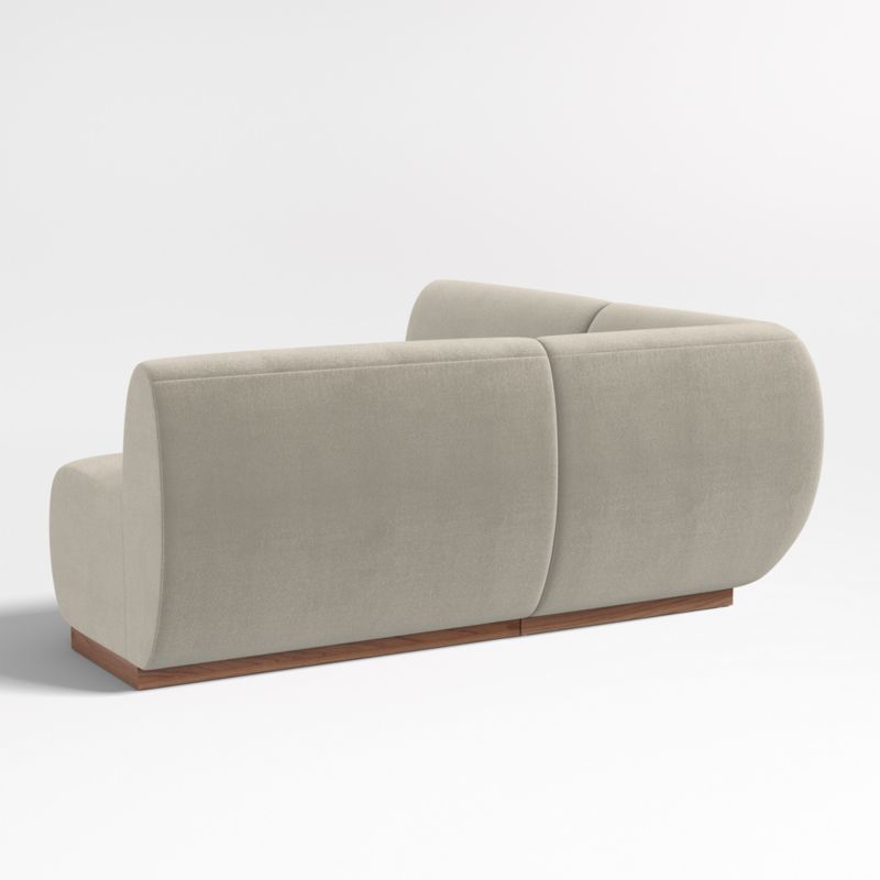 Leandro Tan Brown Double L-Shaped Loveseat Dining Banquette with Square Corner - image 5 of 7