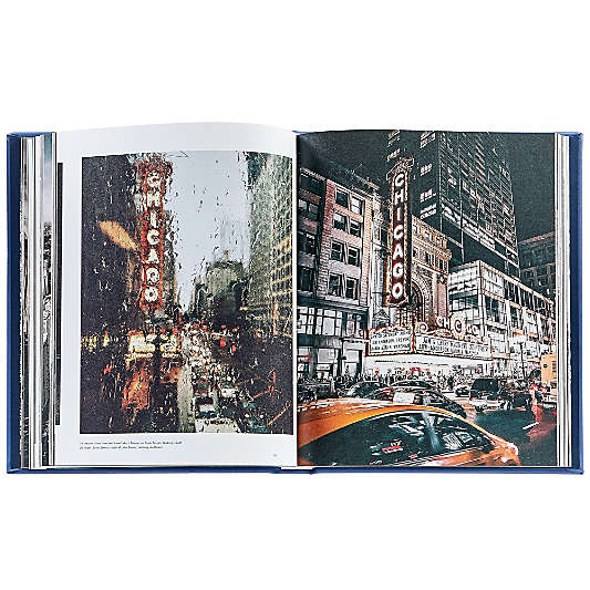 "Chicago" Leather Bound Coffee Table Book