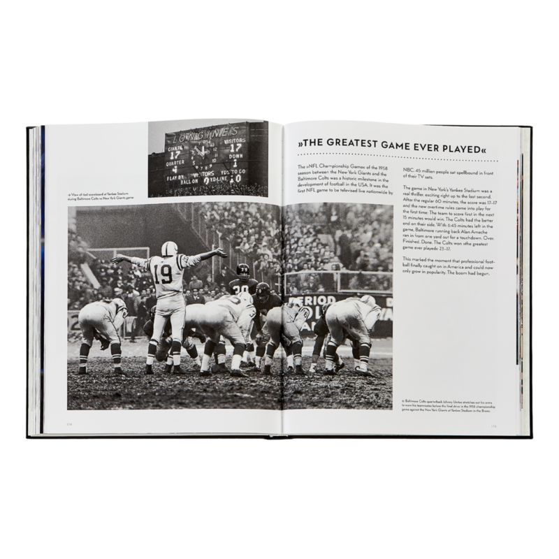 "Football: The Ultimate Book" Leather Bound Coffee Table Book - image 1 of 3