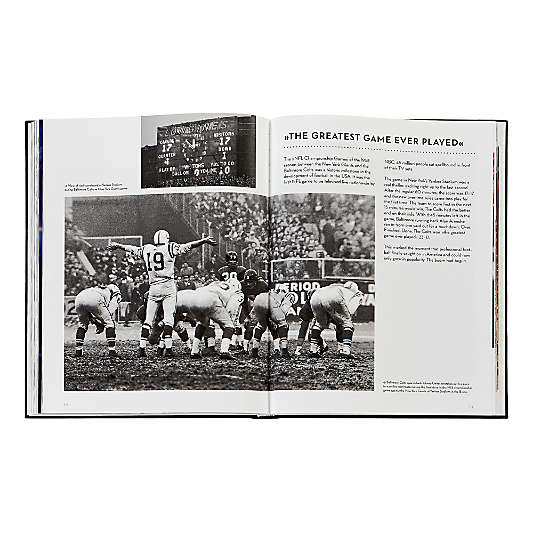 "Football: The Ultimate Book" Leather Bound Coffee Table Book