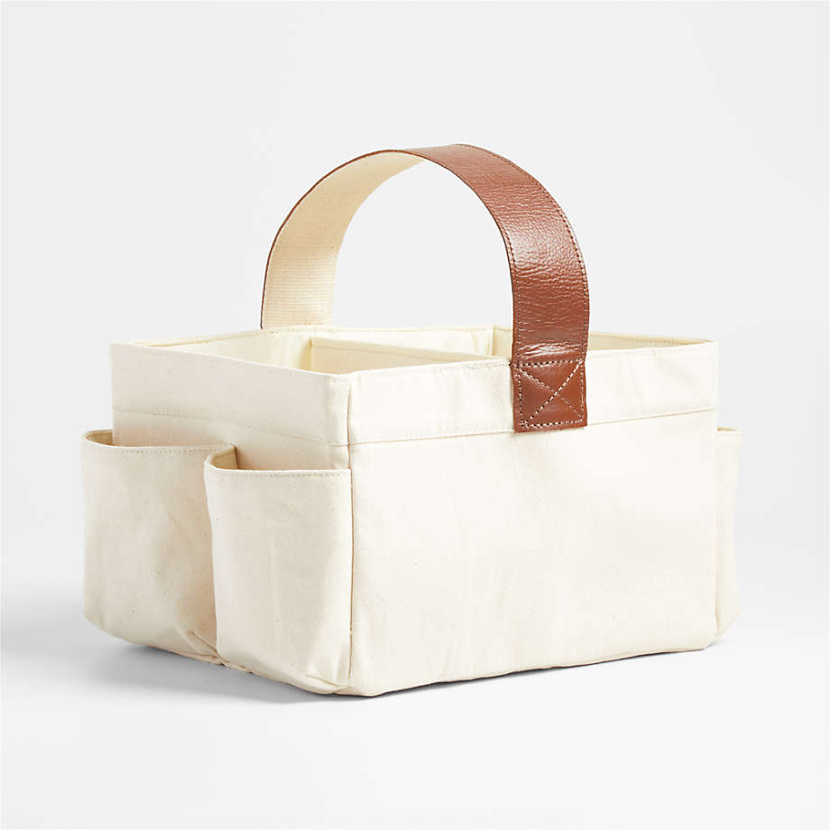 Canvas diaper sale caddy