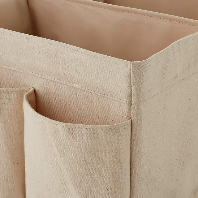 leather diaper caddy
