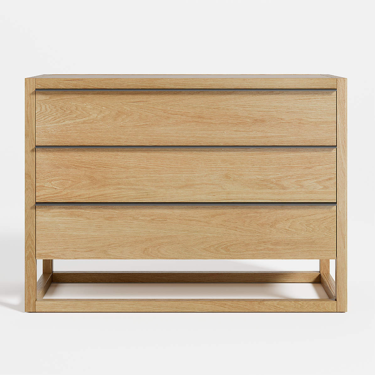 Natural wood deals 3 drawer dresser