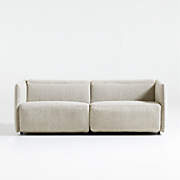 Crate and barrel reclining sofa discount