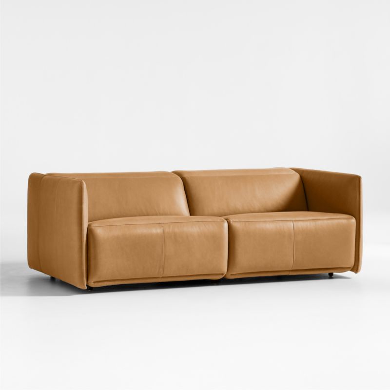 Leisure Power Recliner Leather Sofa 84" - image 7 of 11