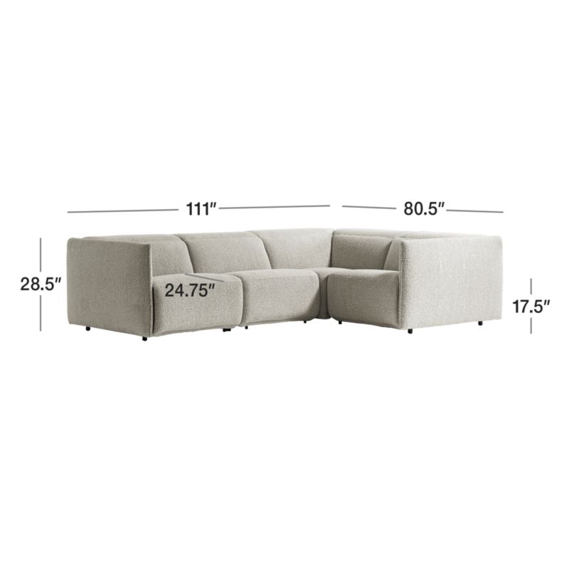 View Leisure Power Recliner 4-Piece Sectional Sofa - image 2 of 3