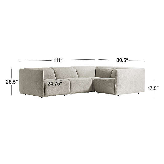 Leisure Power Recliner 4-Piece Sectional Sofa