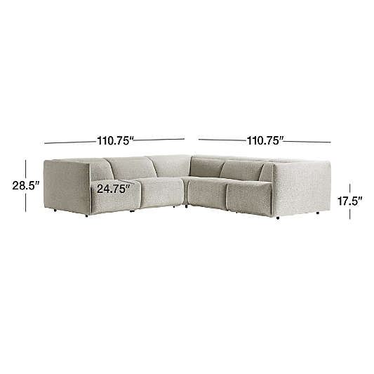 Leisure Power Recliner 5-Piece Sectional Sofa