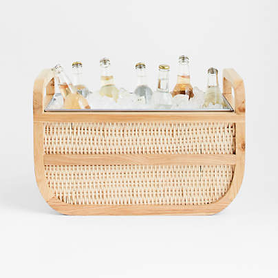 Leland Rattan Beverage Tub