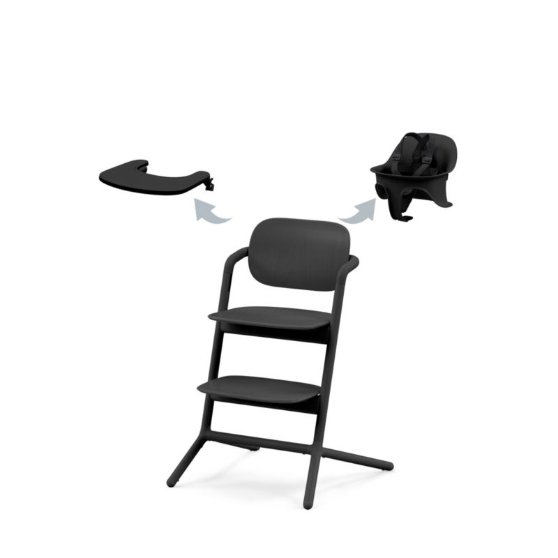 CYBEX Lemo 2 Stunning Black 3-in-1 Baby High Chair Set - image 3 of 8