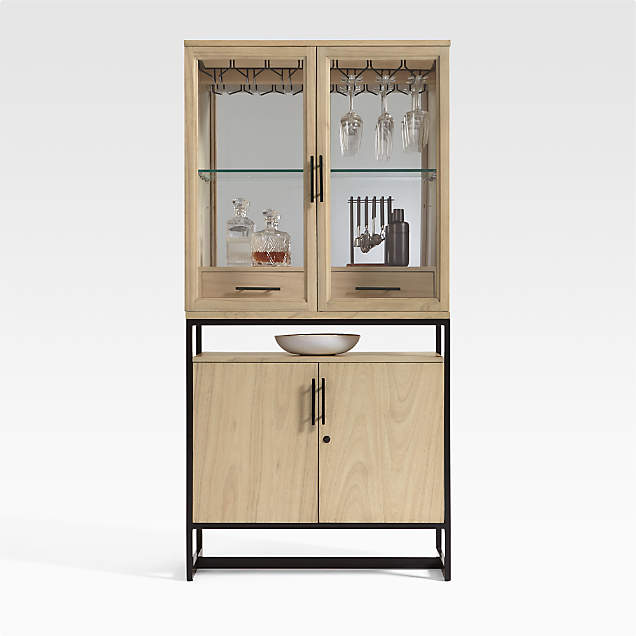 Freda Bar with Storage + Reviews Crate & Barrel Canada