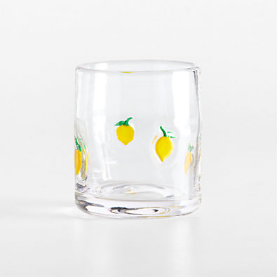View Lemon Icon 15-Oz. Double Old-Fashioned Glass details
