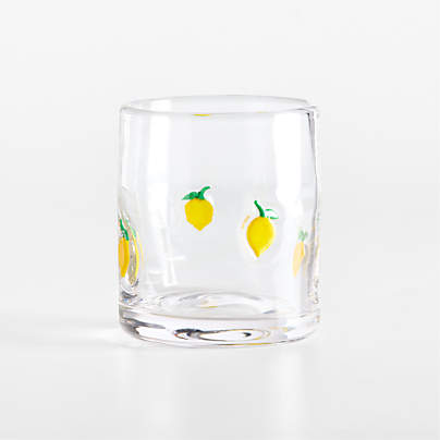 Lemon Icon 15-Oz. Double Old-Fashioned Glass