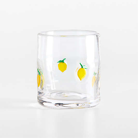 Lemon Icon 15-Oz. Double Old-Fashioned Glass