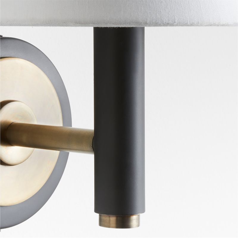 Lempicka Steel Single-Light Plug In Wall Sconce
