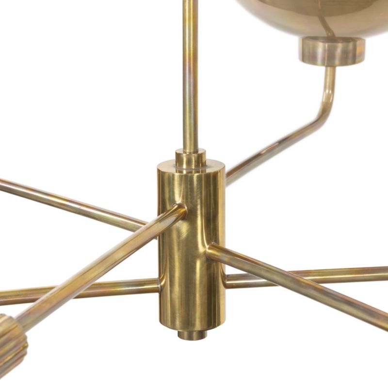 Lena Brass Metal Chandelier Light - image 3 of 4