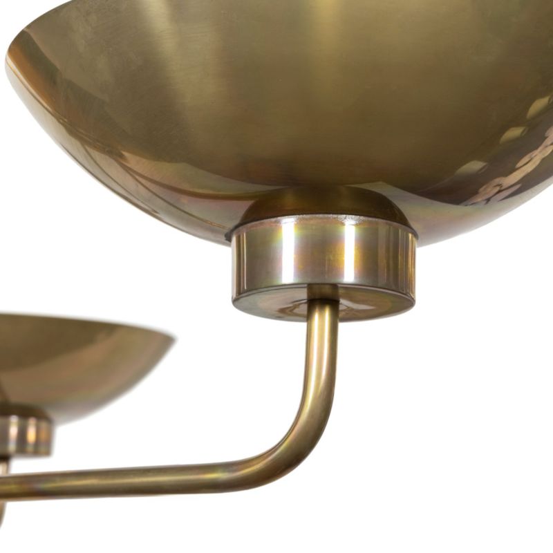 Lena Brass Metal Chandelier Light - image 2 of 4