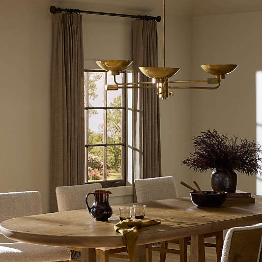 Lena Brass Metal Chandelier Light