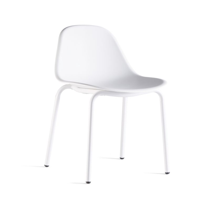 Lennon White Molded Kids Play Chair - image 8 of 14