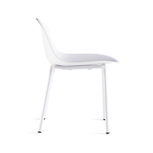 Lennon White Molded Kids Play Chair