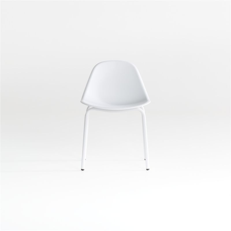 Lennon White Molded Kids Play Chair - image 3 of 14