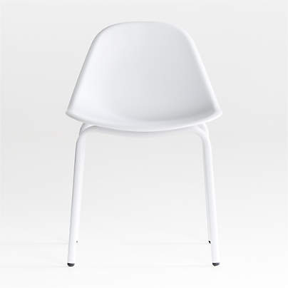 Lennon White Molded Kids Play Chair