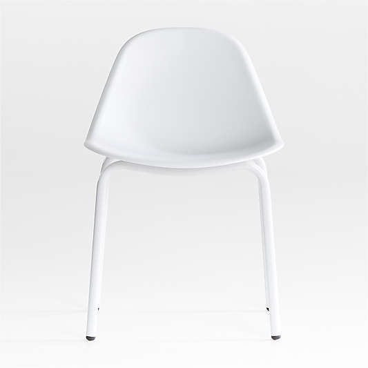 Lennon White Molded Kids Play Chair