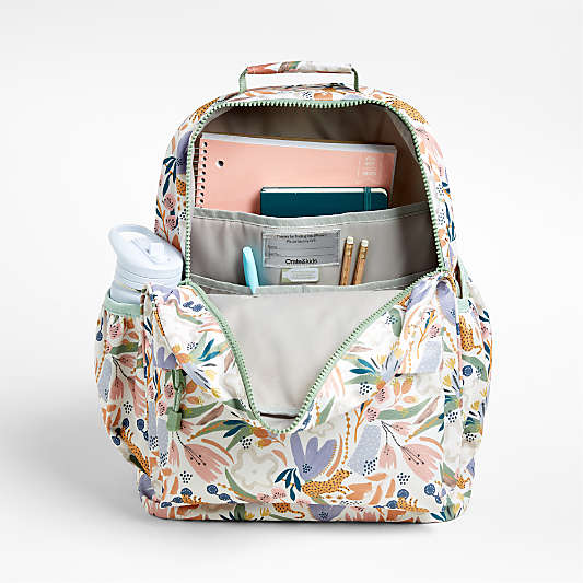 Leopard Floral Kids Backpacks