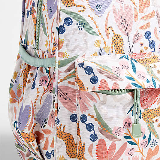 Dreamer Leopard Floral Soft Kids Pencil Case