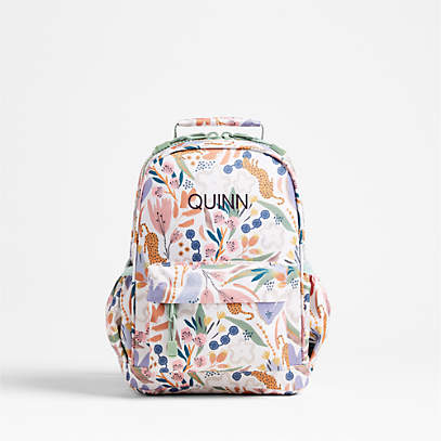 Ladies Floral Backpack Travel Faux Leather Handbag Rucksack Shoulder School  Bag 