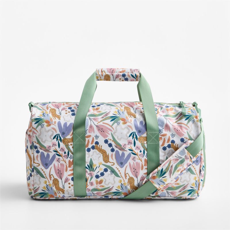 Leopard Floral Kids Duffel Bag - image 4 of 7
