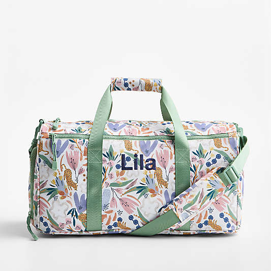Leopard Floral Kids Duffel Bag