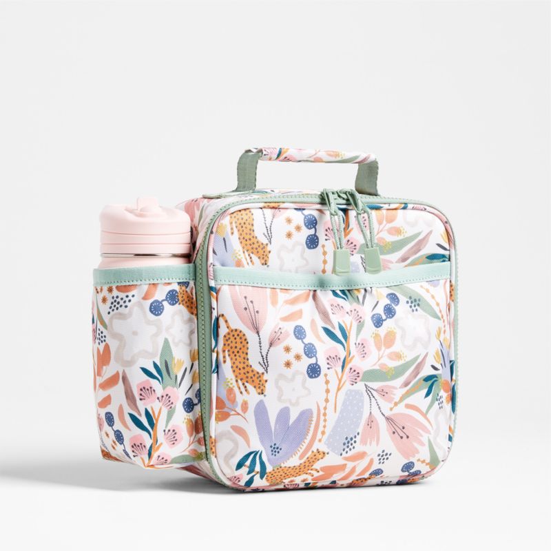 Leopard Floral Soft Insulated Kids Lunch Box - image 4 of 11