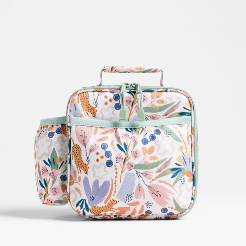 Leopard Floral Soft Insulated Kids Lunch Box - image 3 of 11