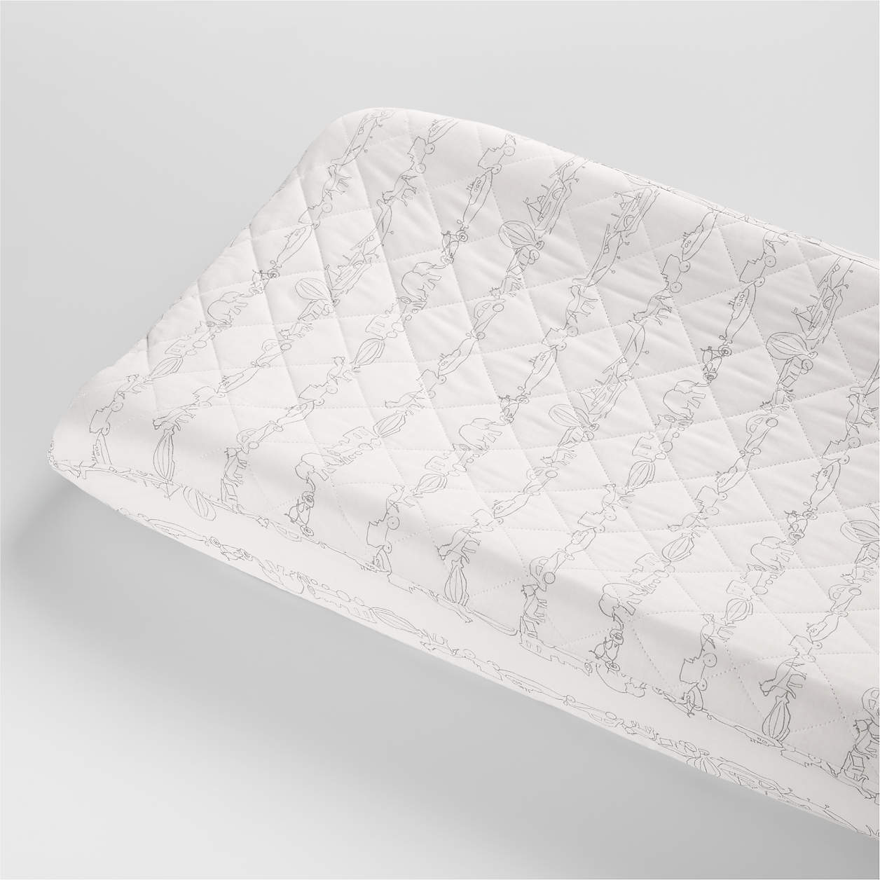 Let's Go Organic Cotton Baby Changing Pad Cover by Leanne Ford Crate